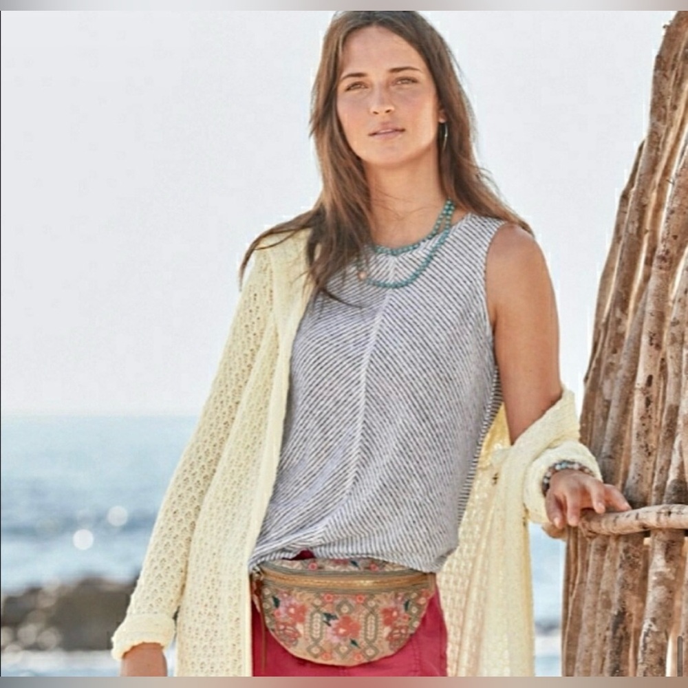 Johnny Was Embroidered Maeve Belt Bag / Bum Bag - Picture 8 of 8